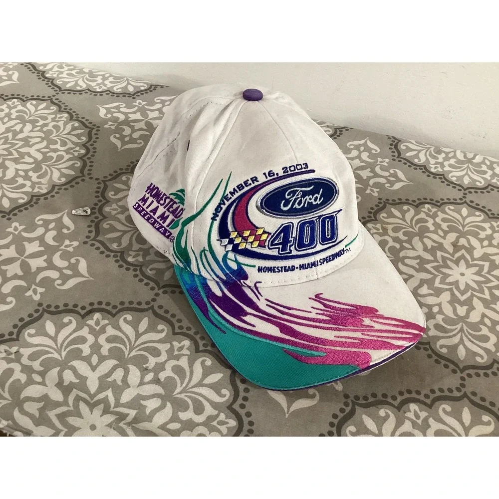 2003 NASCAR Winston Cup Series Ford 400 Homestead Miami Speedway 20° Hat Cap